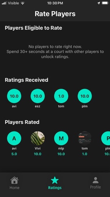 Rate Players